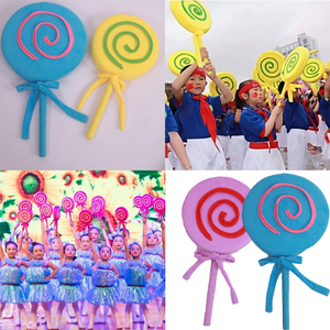 儿童早操器械棒棒糖舞蹈演出道具幼儿园学校运动会糖果舞台表演服