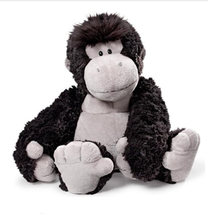 nici可爱原单大猩猩公仔长臂黑金刚毛绒玩具玩偶儿童生日礼物娃娃