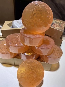 冲冠特价 俄罗斯天然玫瑰琥珀精油手工皂 全身可用 送起泡网 包邮