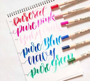 日本吴竹双色双头软头马克笔深浅漫画艺术字brush手账笔插画笔