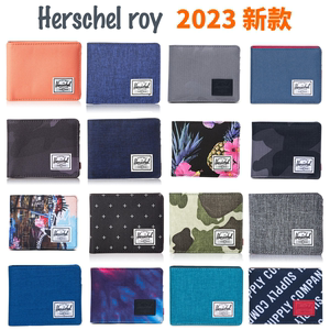 美国正品代购潮牌Herschel Roy Wallet帆布钱包卡包男女学生ins风