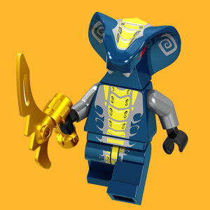 乐高幻影忍者蛇怪人仔