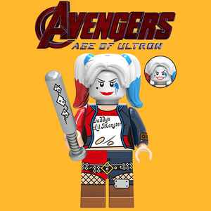 兼容乐高dc小丑女自杀小队哈莉奎茵1115益智拼装积木人仔儿童玩具