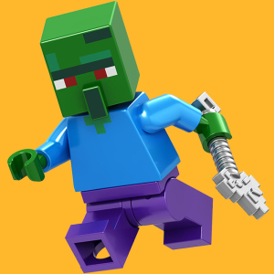 兼容乐高积木我的世界b012僵尸村民男女人仔孩拼装益智儿童玩具