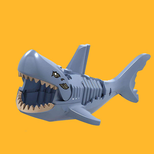 乐高鲨鱼玩具巨齿鲨