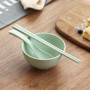 勺子碗食用餐具筷能的碗五的勺子碗筷可以吃可谷饼干巧克力吃