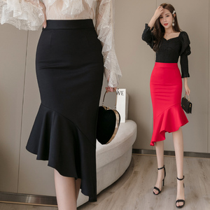 过膝盖半身裙夏