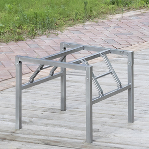 tb579861379淘宝不锈钢简易大圆桌架铁艺桌腿支架方桌饭桌餐桌折叠