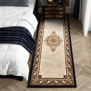 绅士狗主卧卧室床边地毯客厅轻奢高级茶几毯家用过道美式地垫脚垫
