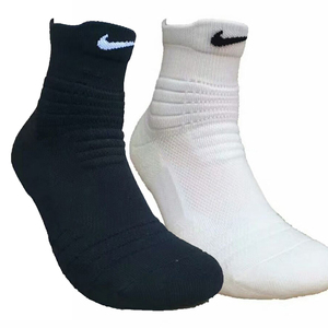 耐克精英篮球袜子男中筒袜低帮加厚毛巾底船袜高筒专业运动袜