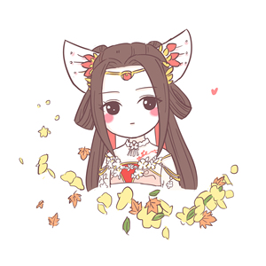 花卷小兔剑网3天刀游戏q版情侣头像卡通漫画形象设计定制约稿