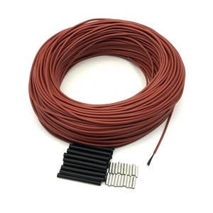 12K碳纤维发热丝发热线耐高温远红外硅胶发热电缆低成本碳保暖