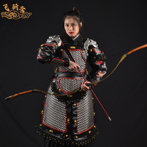 飞骑营明制男女款金色分体锁子甲中国甲胄铠甲盔甲真人可穿均码