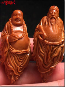 小党员苏工冯伟橄榄核纯手工财弥名家整身财神弥勒大单籽精品收藏