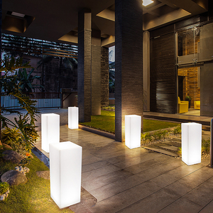 辉莞企业店淘宝led发光方柱灯柱户外防水庭院景观落地灯酒店展会