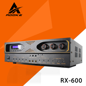 正品aodke 专业卡拉ok功放防啸叫卡包机 家庭ktv专用一体功放音箱