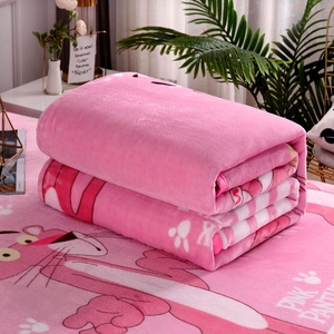绒布床单绒面加厚带绒床单暖和加厚女生粉色加厚毛毯单件单人学