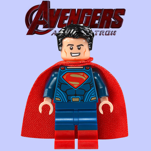 兼容乐高超人大战蝙蝠侠积木人仔拼装玩具sh219 76044 pg008超人