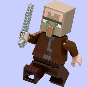 将牌b008村民我的世界新款人仔男孩拼装积木玩具人偶人物兼容乐高