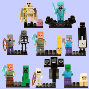 兼容乐高我的世界模型男孩子人仔积木儿童拼装玩具益智6-7-8-10岁