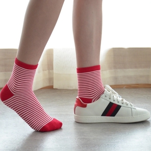 一哥优品悠购竹纤维条纹中筒篮球短童袜低帮中厚四季纯棉运动跑步