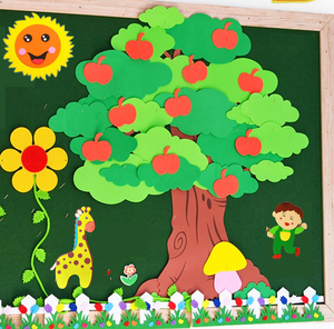 幼儿园泡沫大树