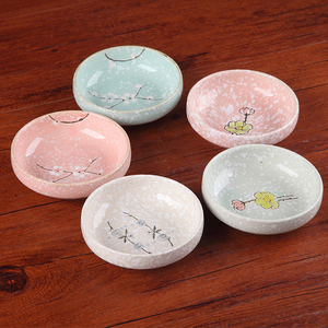 903人付款淘宝10个装陶瓷小碟子 调味碟小吃凉菜盘子蘸酱料油醋碟