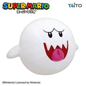 现货 taito 超级玛丽 马里奥制造 害羞幽灵 毛绒抱枕 景品再贩