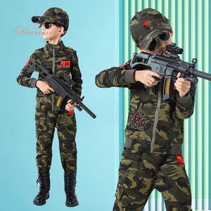 儿童迷彩服套装男童特种兵秋装男孩当兵衣服小孩纯棉童装军训服装