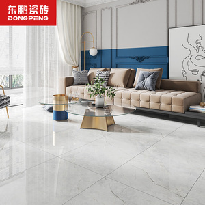 东鹏瓷砖寒江雪现代客厅600x1200通体大理石瓷砖简约耐磨抛釉砖