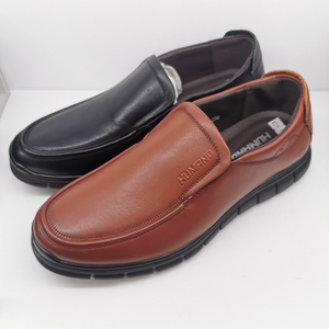 【亨达皮鞋】2020春秋新款专柜正品真皮舒适休闲男单鞋1101165