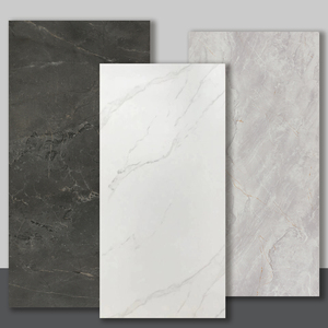 大理石纹强化复合木地板水泥灰浅色爵士白艺术大板服装店方形墙板