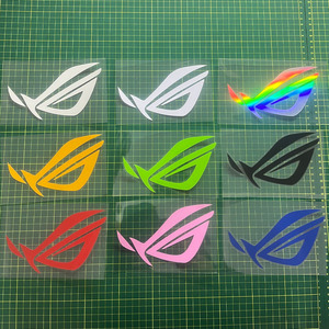 rog败家之眼爱好者专用电脑贴纸防水防晒镂空雕刻版