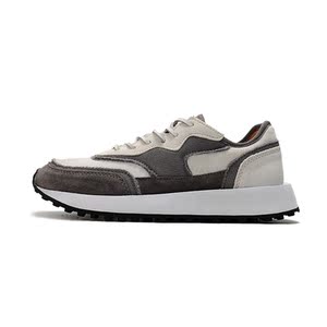 buttero男鞋 意大利产夏季纯手工牛皮网面拼接复古休闲运动鞋8891