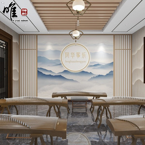 音乐墙纸古筝