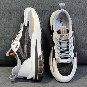 福禄桐运动鞋男春夏季透气网面潮鞋跑步软底舒适男士休闲鞋网鞋