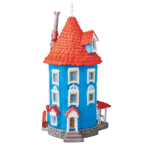 限定日本正版小肥肥一族河马姆明家小屋房子收藏手办模型家居摆件