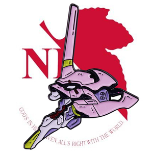 eva 初号机 滴油胸针徽章