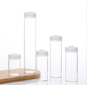 高硼硅玻璃组培试管耐高温高压灭菌带透气盖初代培养组培瓶子