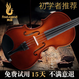 凤灵小提琴 初学者专业级全手工小提琴儿童成人初学者普及FLV1110