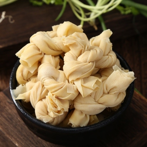 苏州特产薄百叶结豆腐皮新鲜速冻千张结纯手工豆皮豆制品百叶豆腐