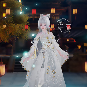 剑网三剑网3剑三云间金月镶云星野月影点漆 粉白蓝黄娃娃菜外观