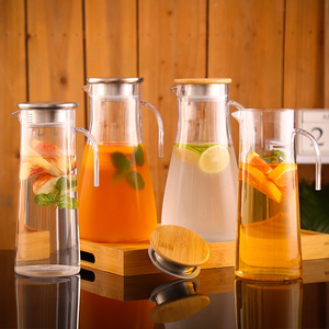 亚克力扎壶塑料果汁壶酒吧餐厅饮料壶防爆耐高温商用大容量冷水壶