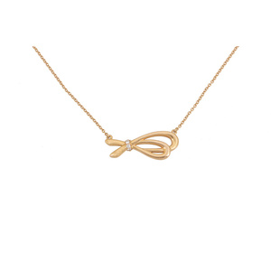 蒂芙尼蝴蝶结项链钻