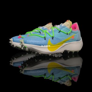 耐克nike vapor street flyknit ow联名男子刺钉跑步鞋cd8178-400