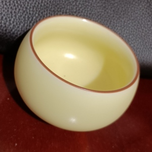 铁骨王文官窑阳光猪油冻茶杯单杯手工杯品茗杯陶瓷小茶杯青瓷茶器