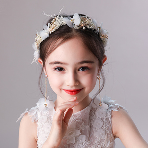 儿童头花饰品女童发饰造型公主头饰女孩可爱韩版大花朵小花童配饰