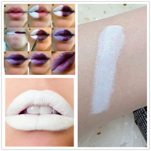 包邮stargazer哑光纯白色口红cos妆唇膏二次元舞台表演111拍摄