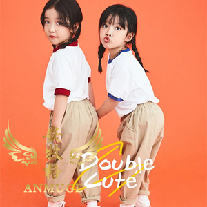 展会双胞胎摄影服装姐妹艺术写真儿童闺蜜照影楼主题潮童套装衣服