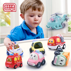 宝宝玩具车模型儿童惯性小汽车回力工程车婴儿飞机玩具男孩1-3岁